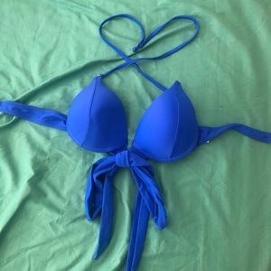 Blue Bikini Top